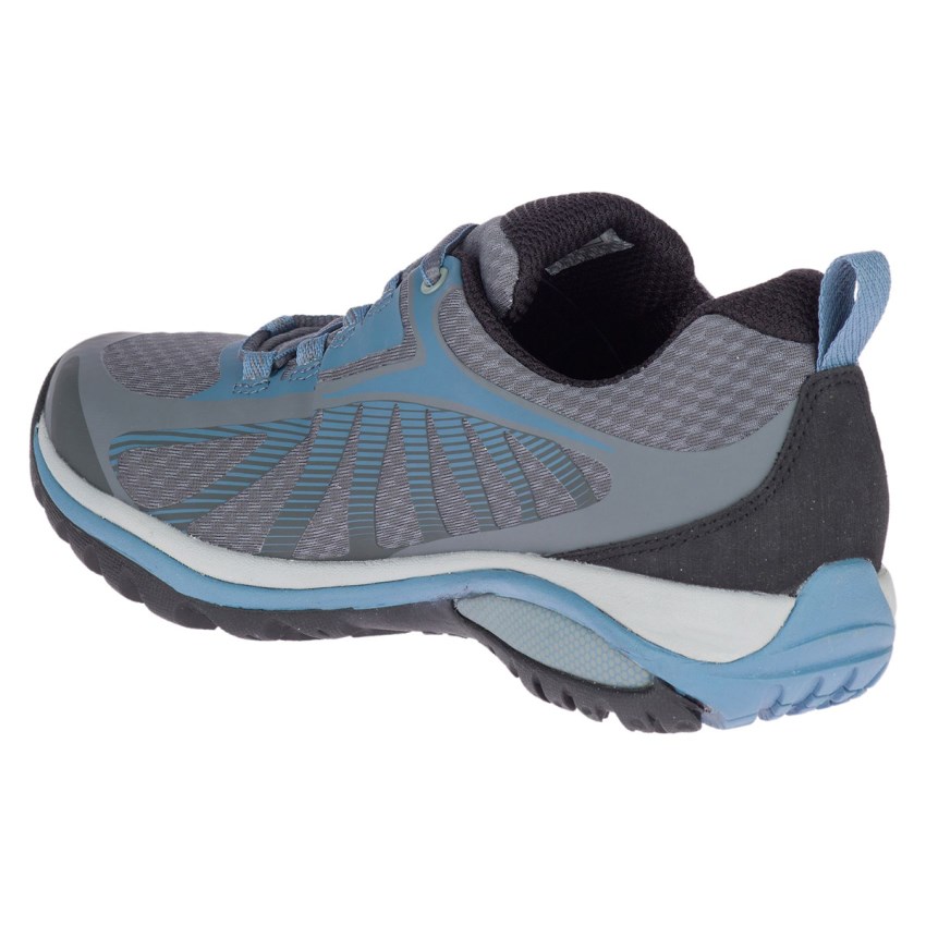 Chaussures Randonnée Merrell Siren Edge 3 Waterproof Grise/Bleu Femme | P.H.TGON